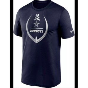 Nike Dallas Cowboys Fan Gear Icon Performance Tee Men's Size M New